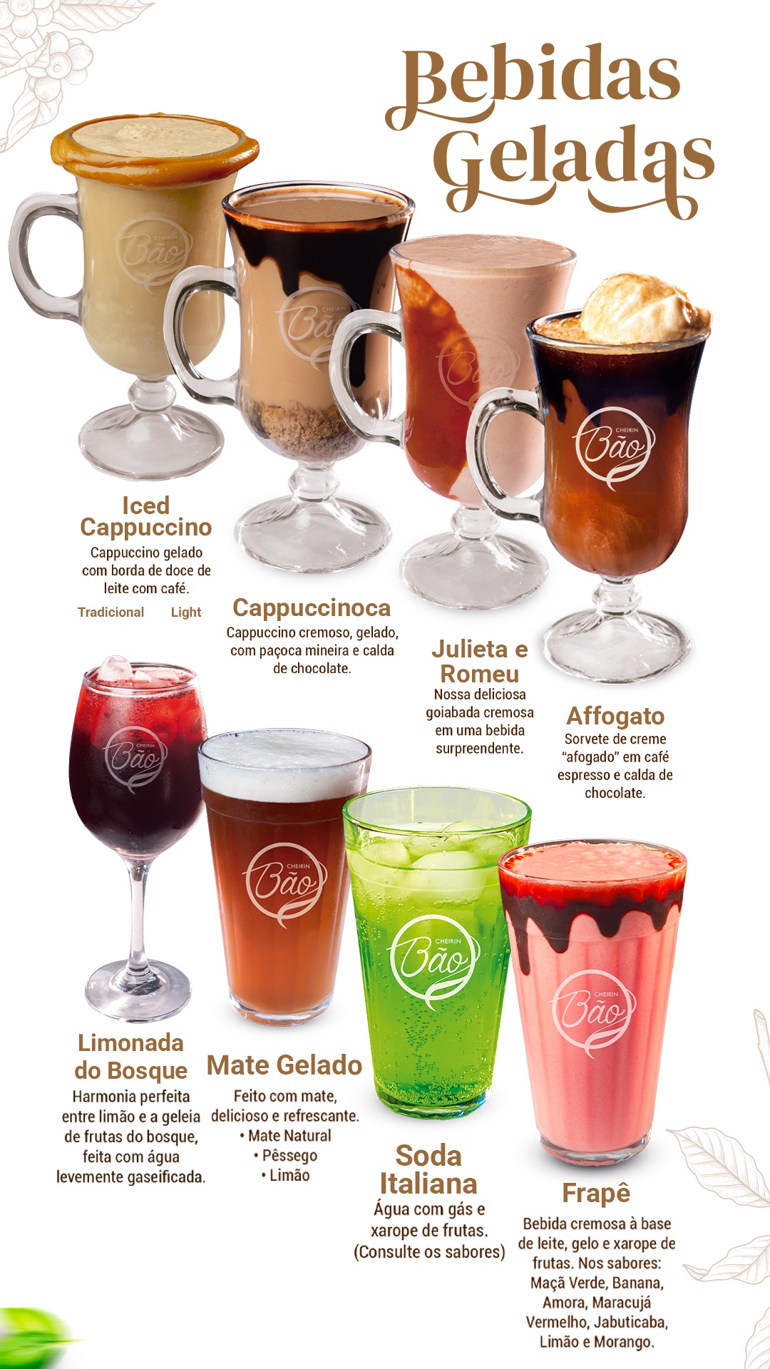 Bebidas geladas