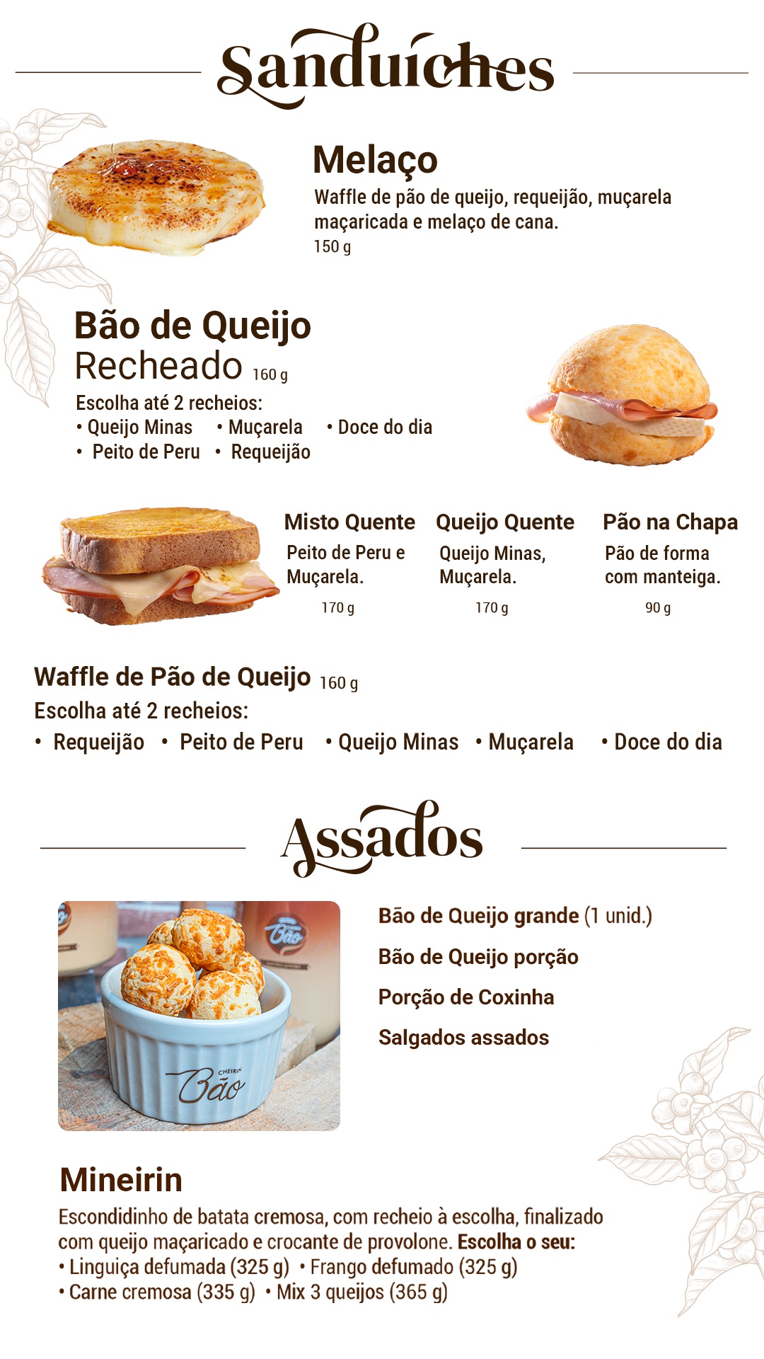 Sanduíches e assados